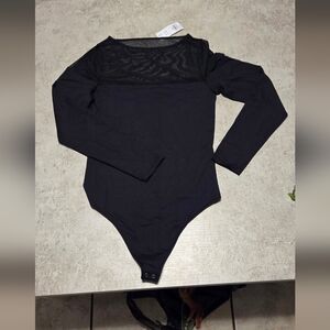Black Long Sleeve Bodysuit